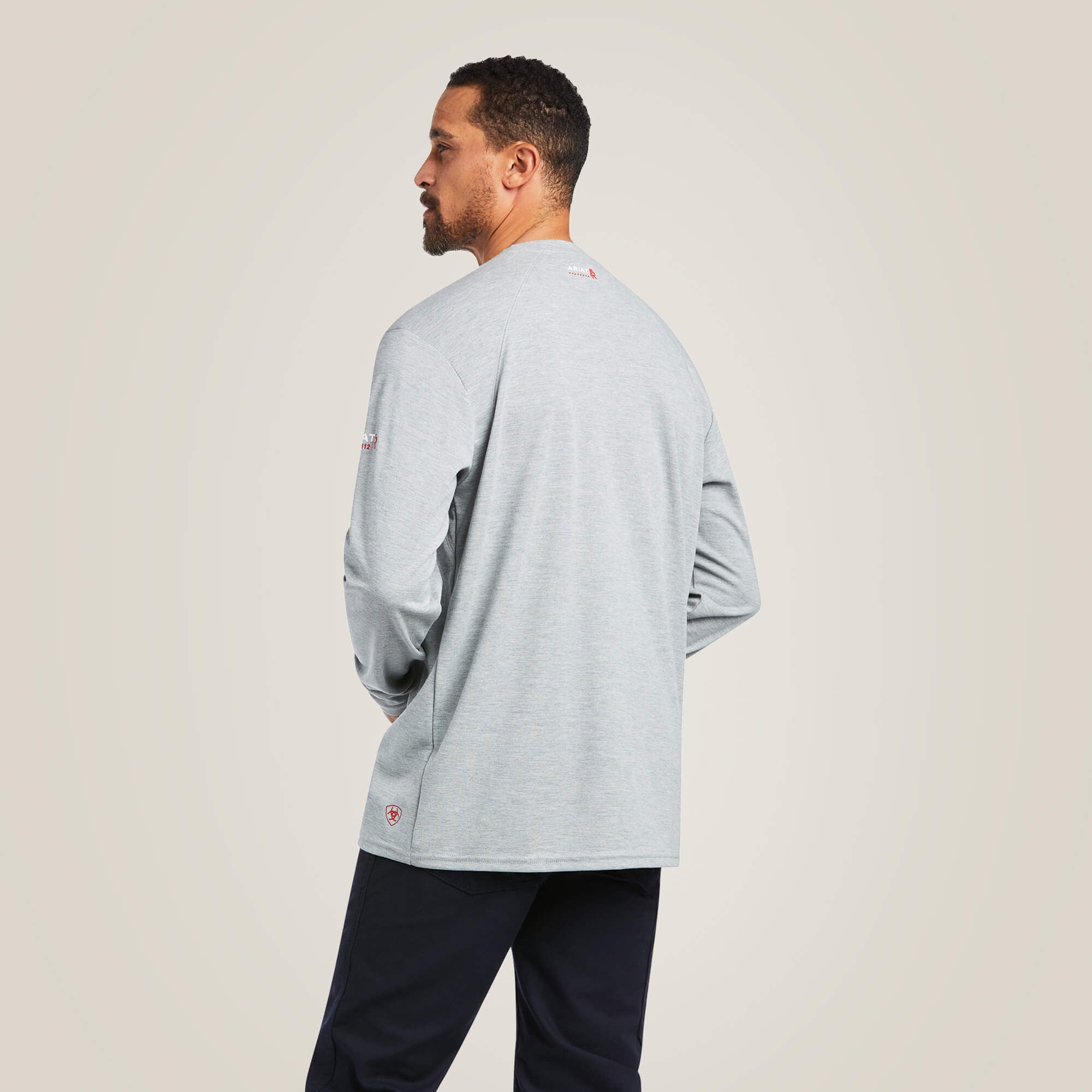 FR Max Protect Inherent T-Shirt Men - HEATHER GREY