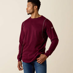 FR AC Crew T-Shirt Men - MALBEC
