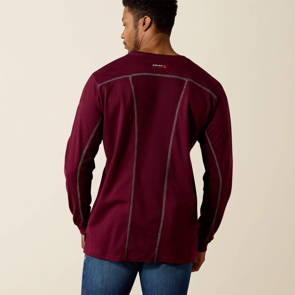 FR AC Crew T-Shirt Men - MALBEC