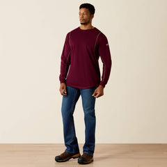 FR AC Crew T-Shirt Men - MALBEC