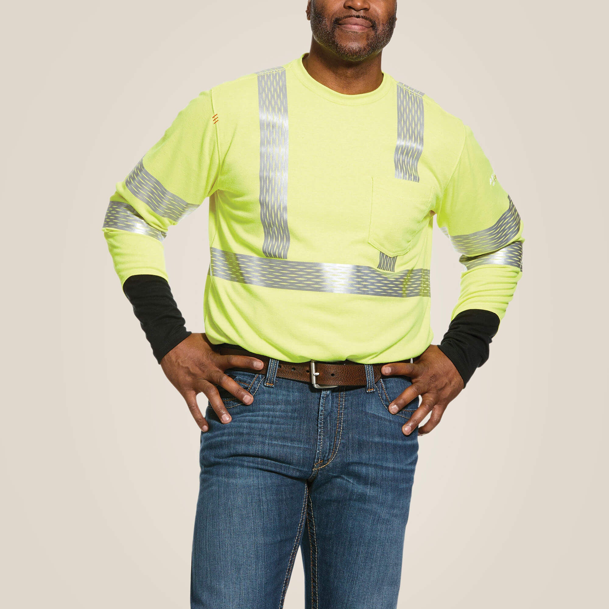 FR Hi-Vis T-Shirt Men - HI-VIS YELLOW