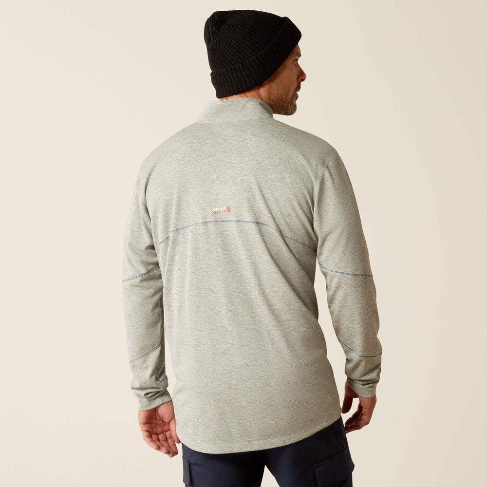 FR Primo 1/4 Zip Baselayer Men - HEATHER GREY