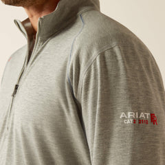 FR Primo 1/4 Zip Baselayer Men - HEATHER GREY