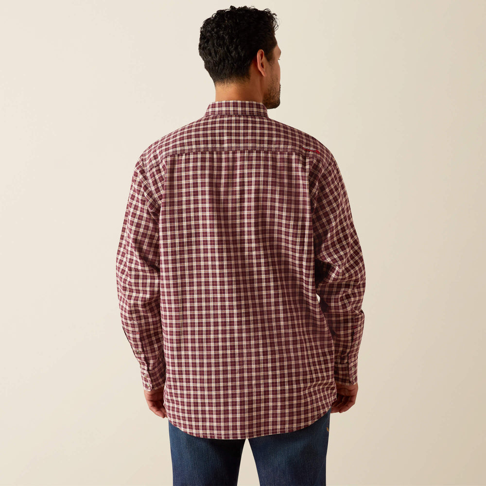 FR Winch Snap Work Shirt Men - MALBEC WINDOW