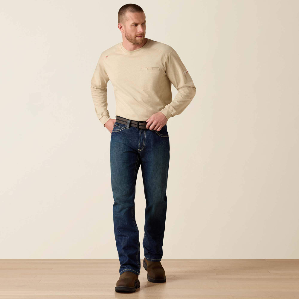FR M4 Relaxed Boundary Boot Cut Jean Men - SHALE