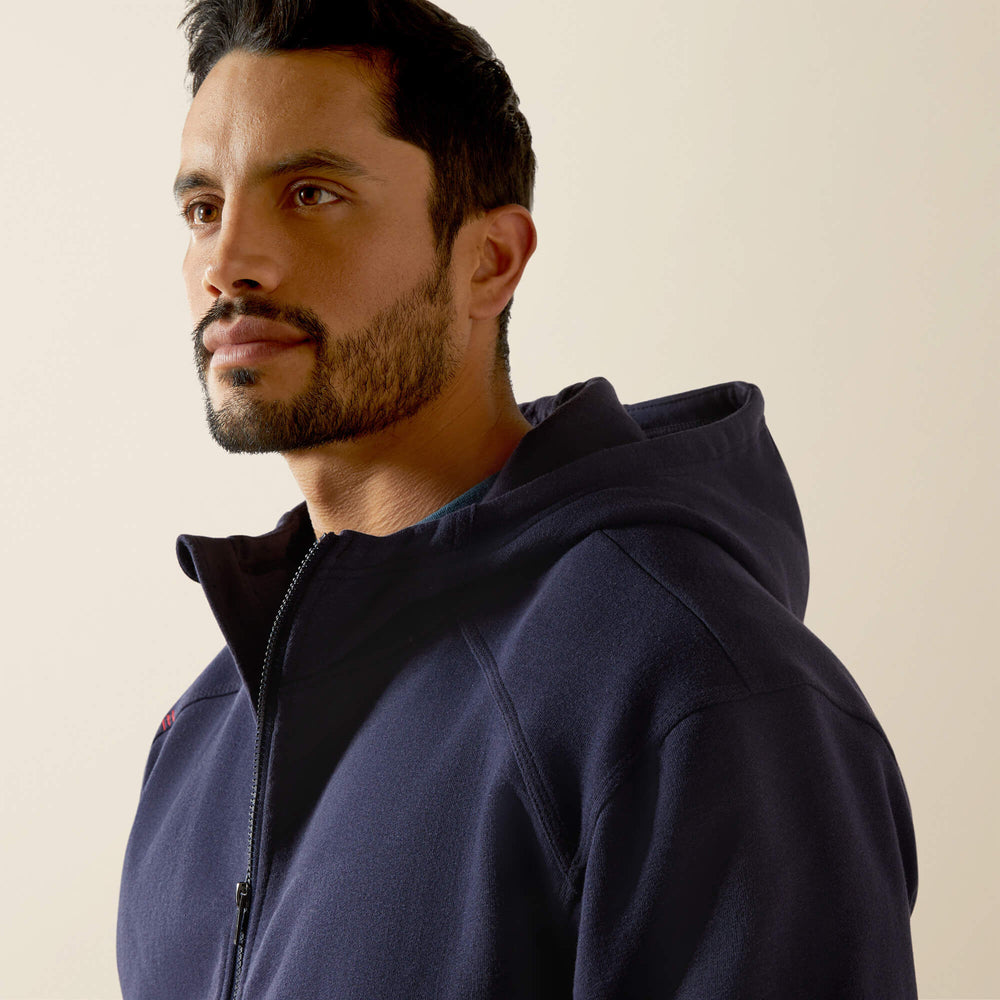 FR DuraStretch Heavyweight Fleece Full Zip Hoodie Men - NAVY