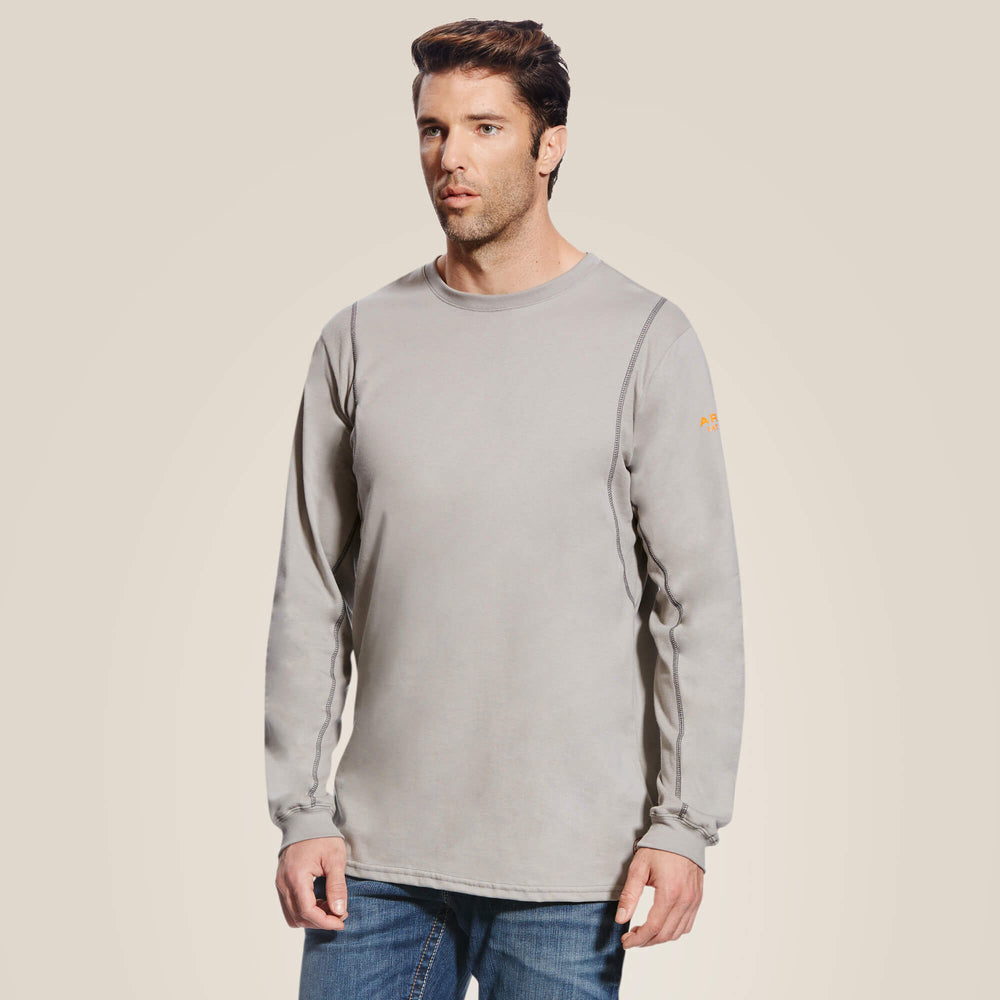 FR AC Crew T-Shirt Men - SILVER FOX