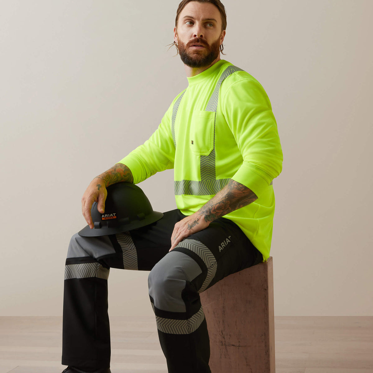Rebar Hi-Vis ANSI T-Shirt Men - HI VIS YELLOW