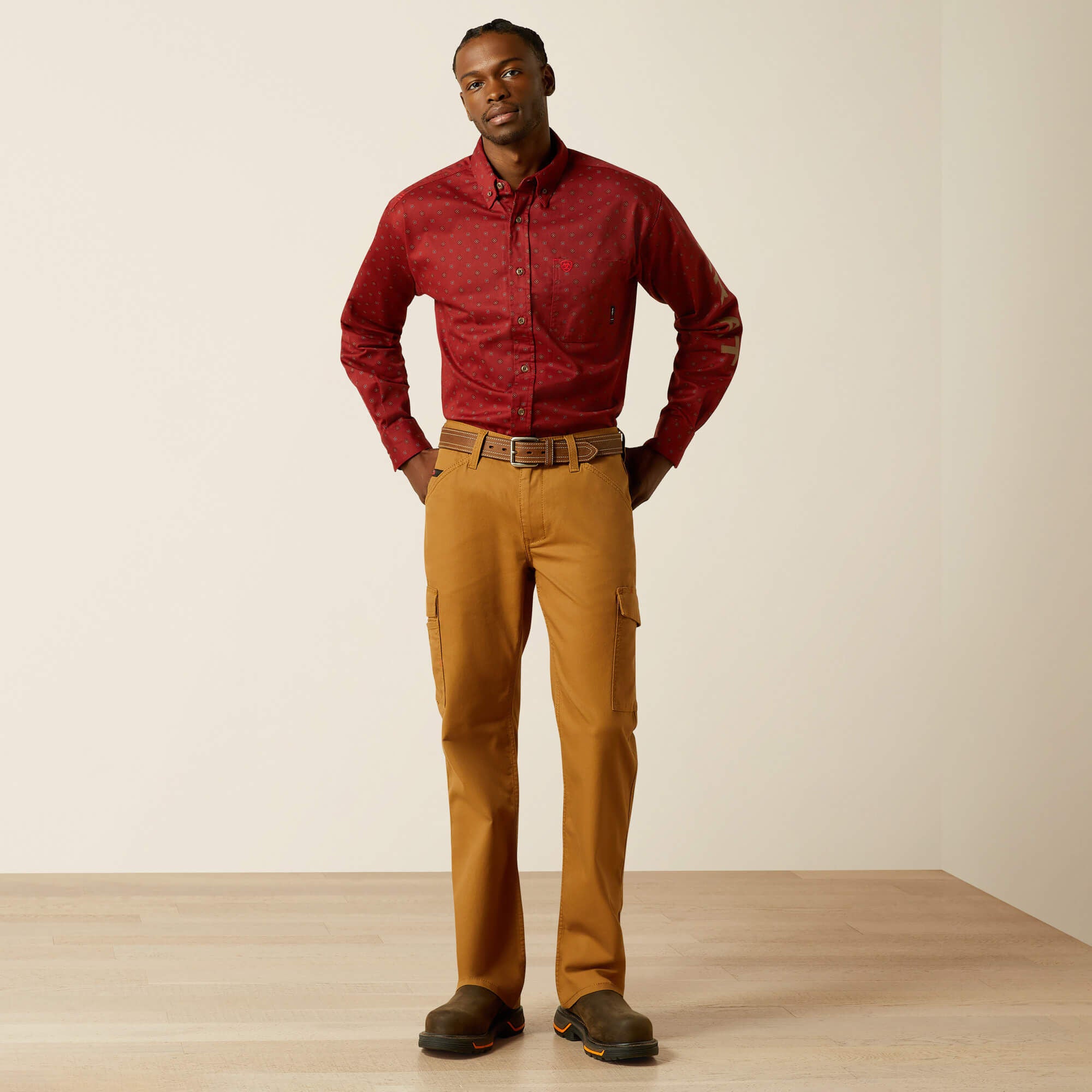 FR Connery Work Shirt Men - RUSSET BROWN