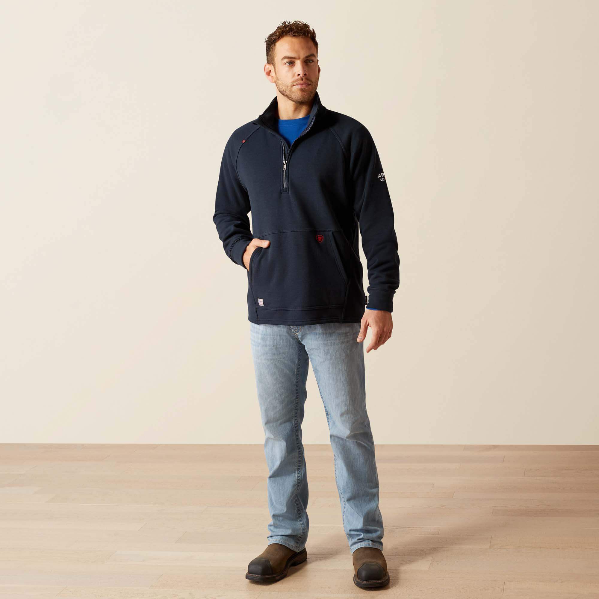FR Primo Fleece 2.0 1/4 Zip Sweater Men - NAVY