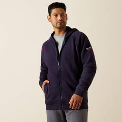 FR Rev Full Zip Hoodie Men - NAVY