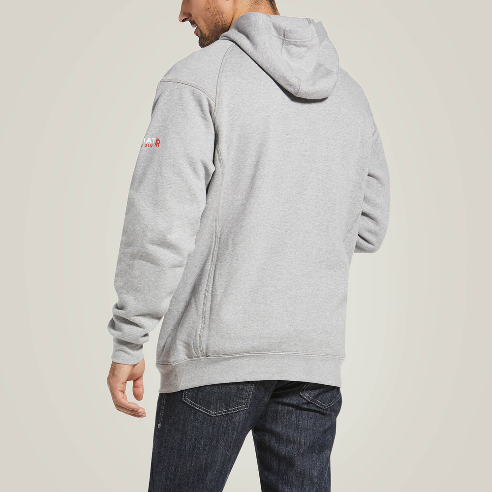 FR Rev Pullover Hoodie Men - SILVER FOX HEATHER