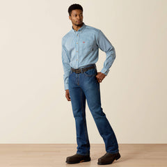 FR Basic Work Shirt Men - BOLD BLUE STRIPE
