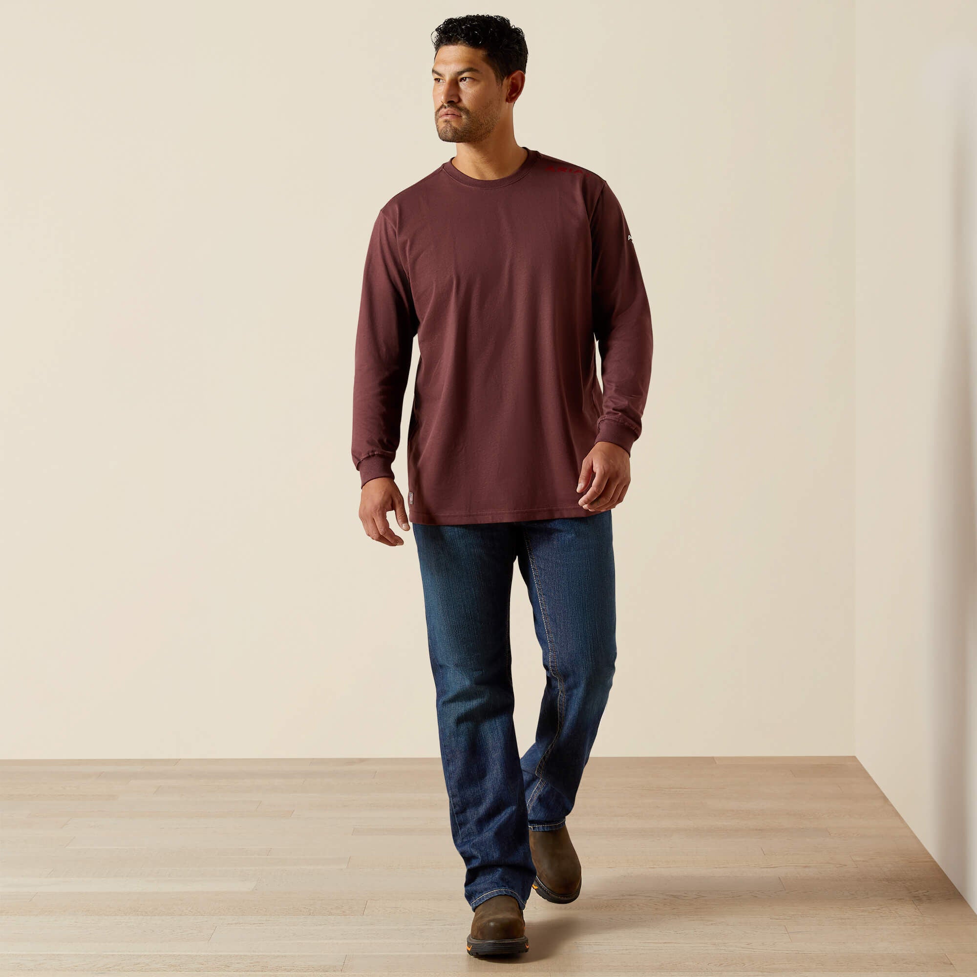 FR Born For This T-Shirt Men - BITTER CHOCOLATE
