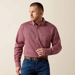 FR Bell Work Shirt Men - WINE