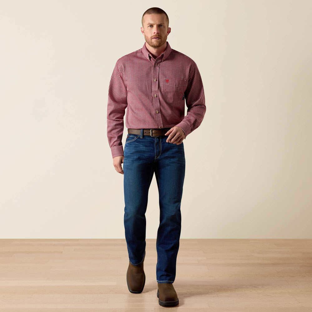 FR Bell Work Shirt Men - WINE
