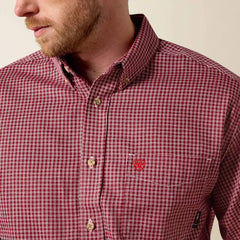 FR Bell Work Shirt Men - WINE