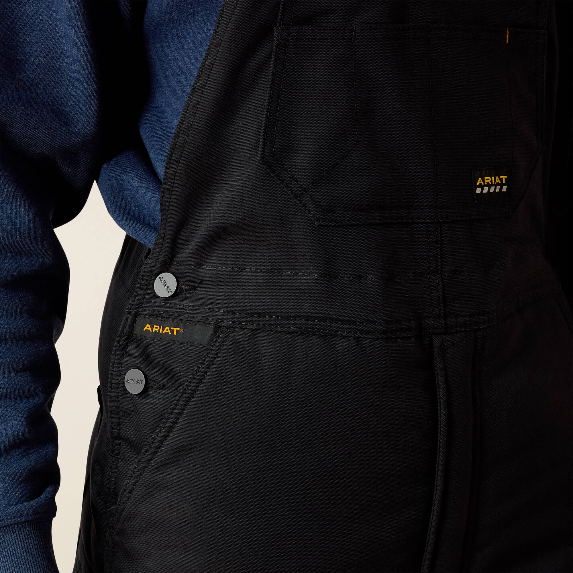 Rebar DuraCanvas Stretch Insulated Bib Men - BLACK