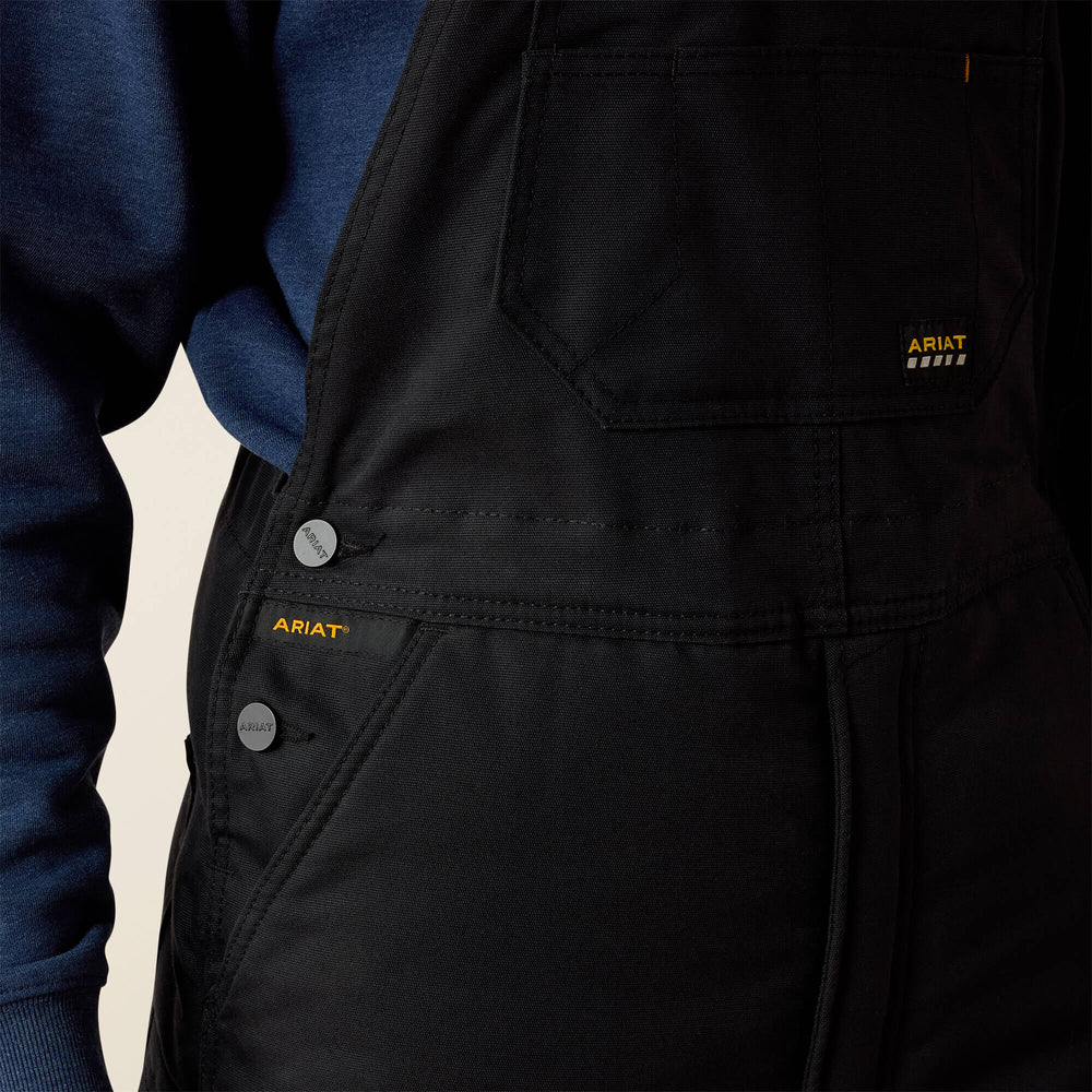 Rebar DuraCanvas Stretch Insulated Bib Men - BLACK