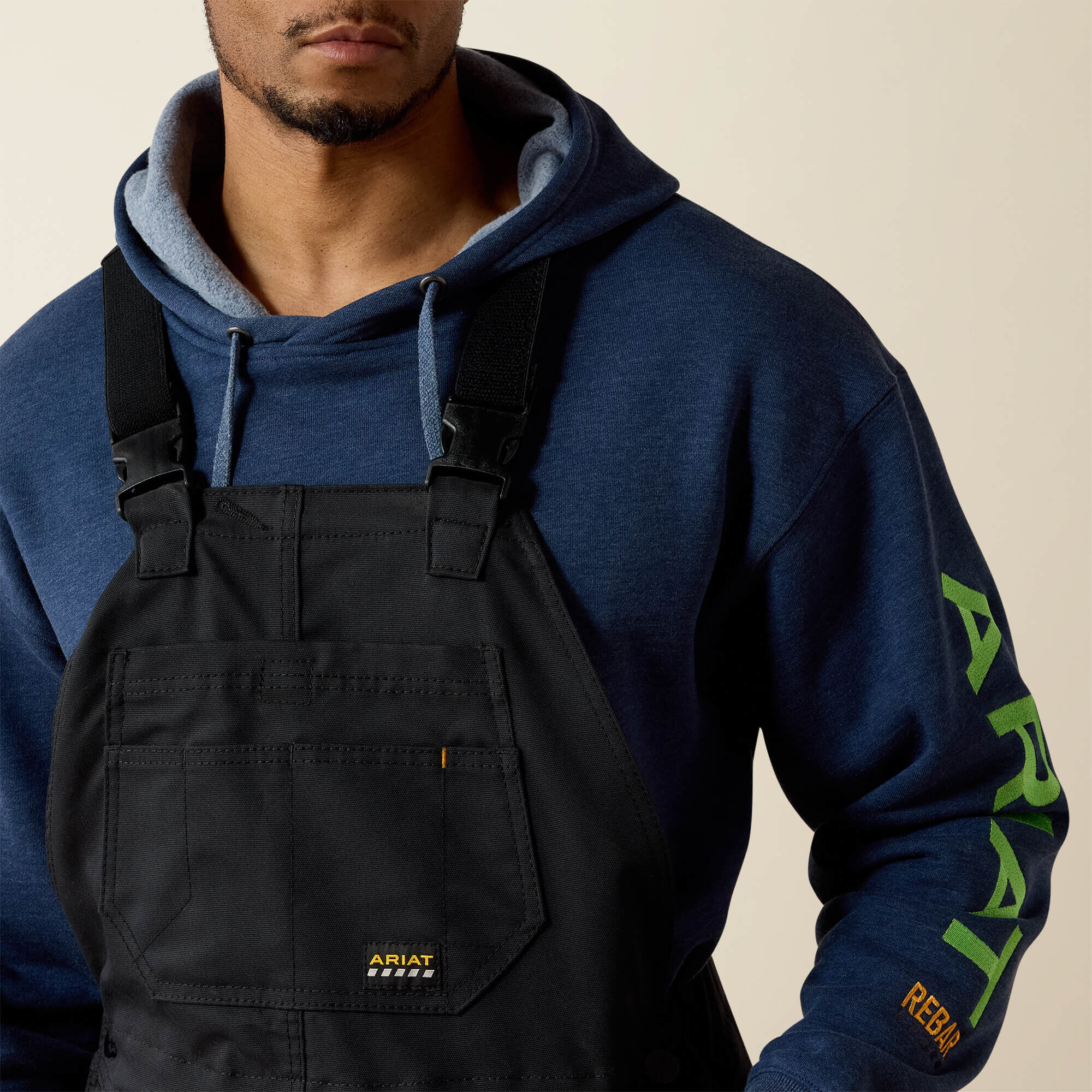 Rebar DuraCanvas Stretch Insulated Bib Men - BLACK