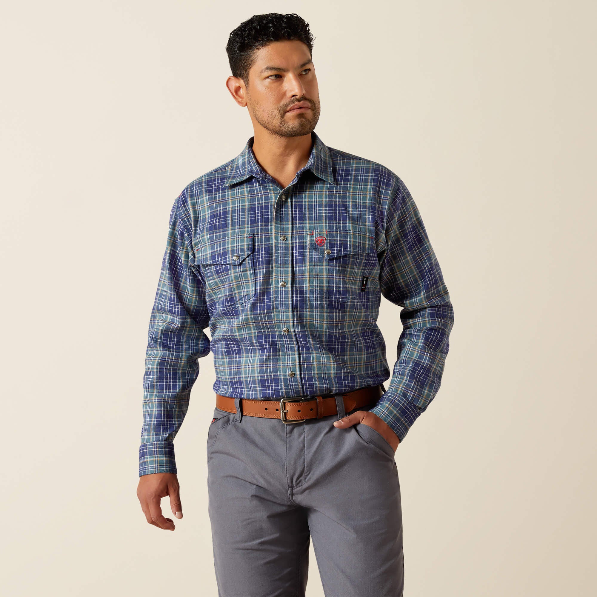 FR Orson Snap Work Shirt Men - ORION BLUE
