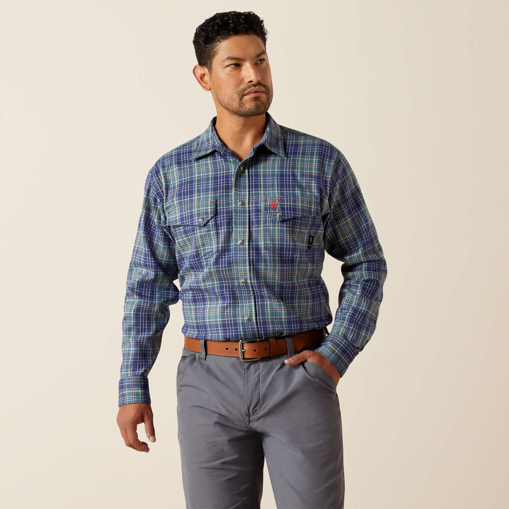 FR Orson Snap Work Shirt Men - ORION BLUE