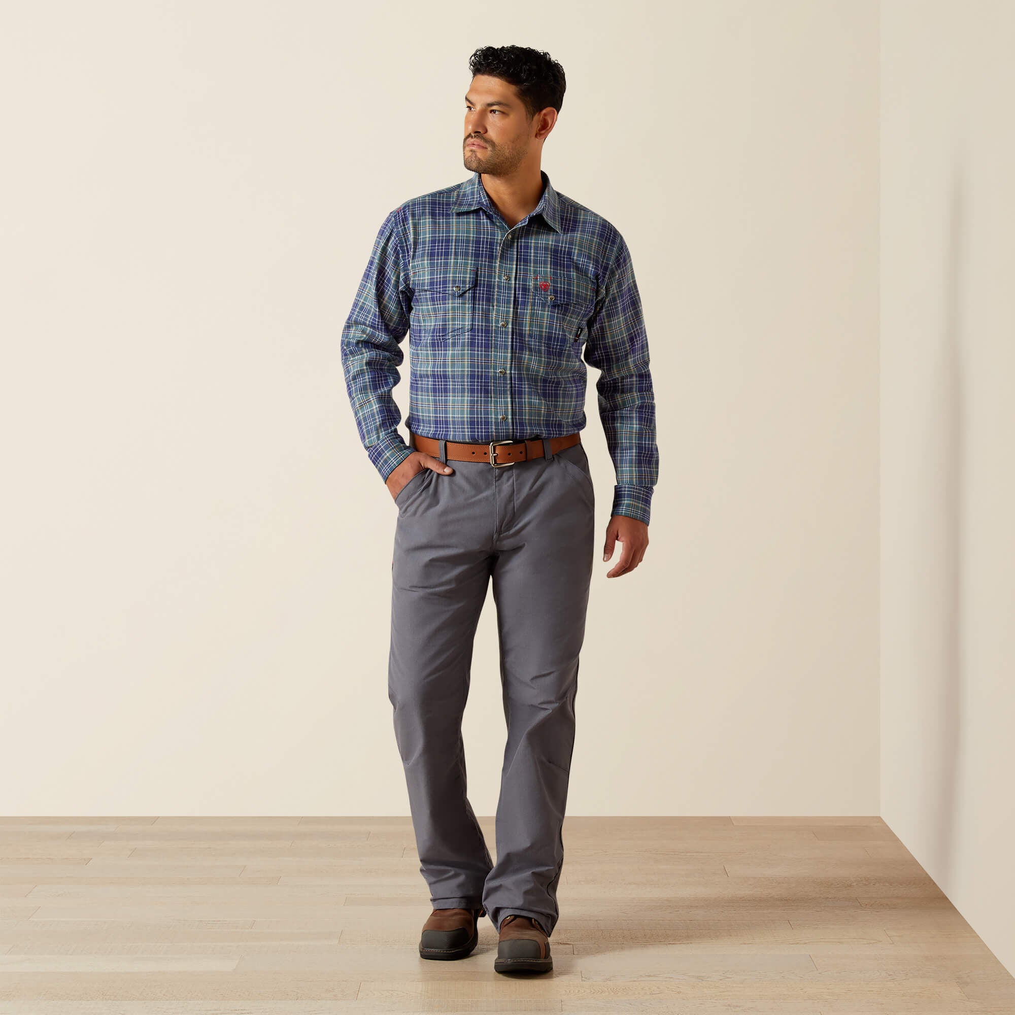 FR Orson Snap Work Shirt Men - ORION BLUE