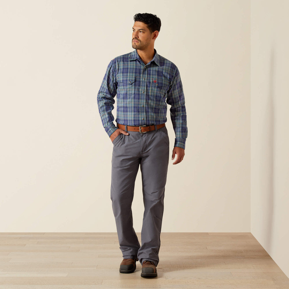 FR Orson Snap Work Shirt Men - ORION BLUE