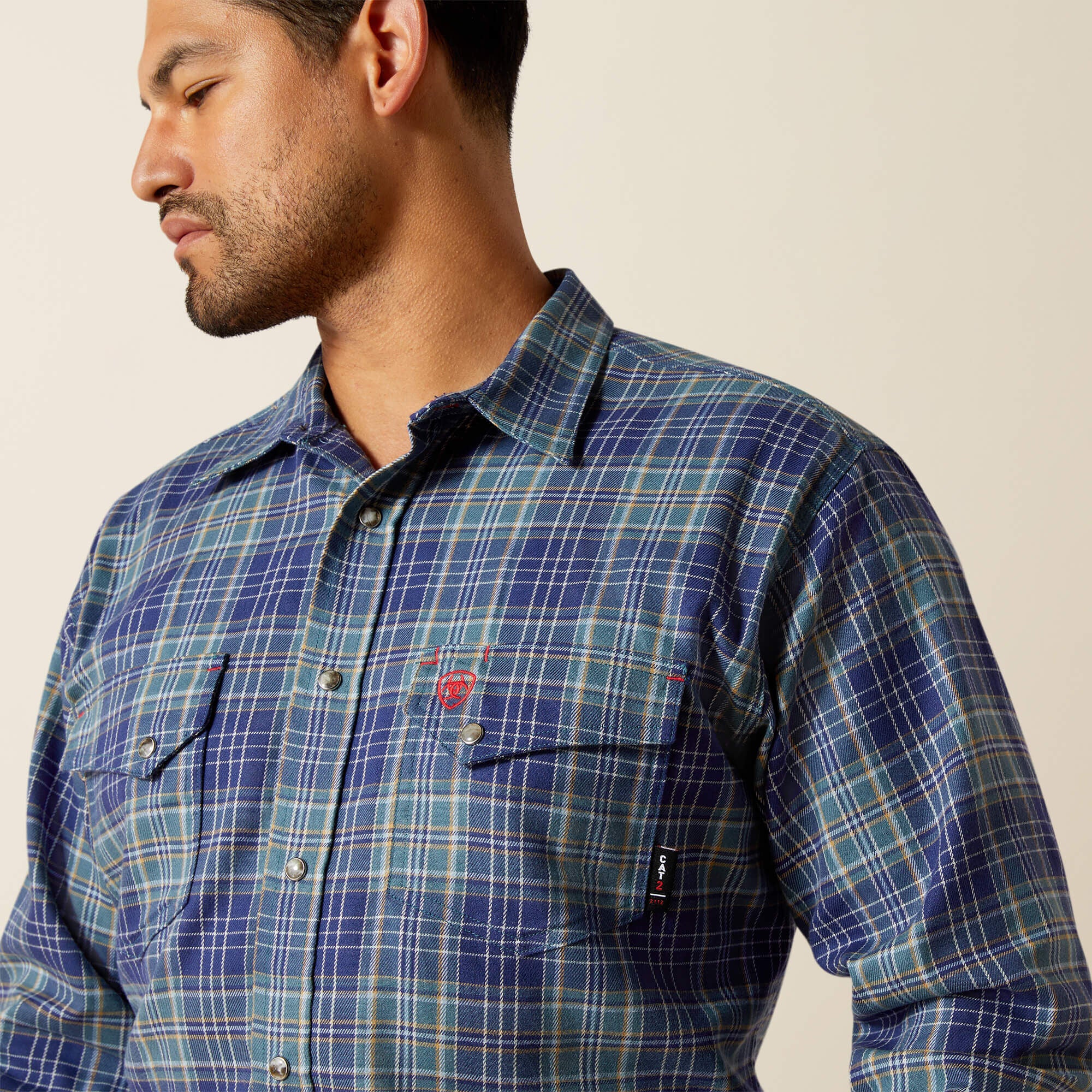 FR Orson Snap Work Shirt Men - ORION BLUE
