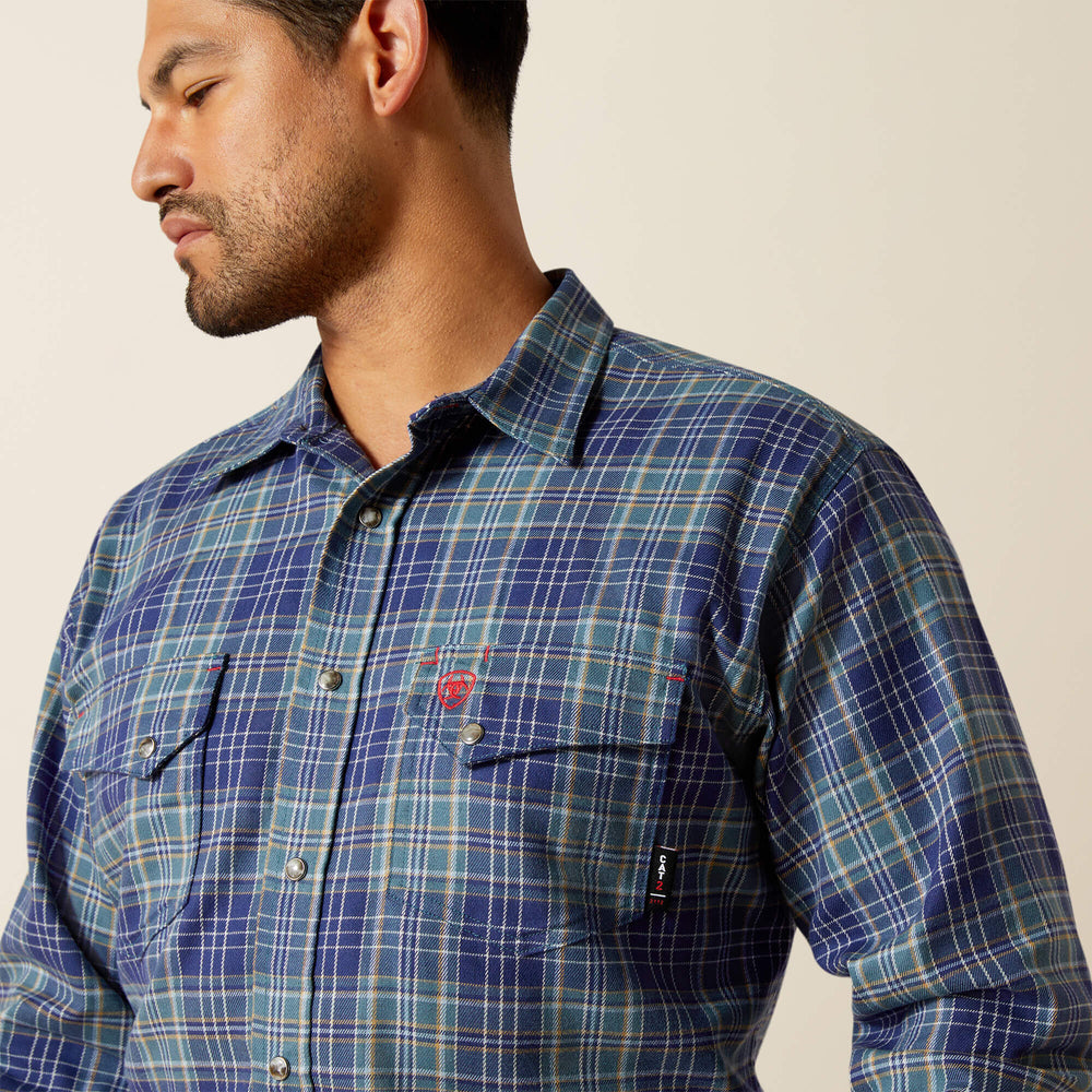 FR Orson Snap Work Shirt Men - ORION BLUE