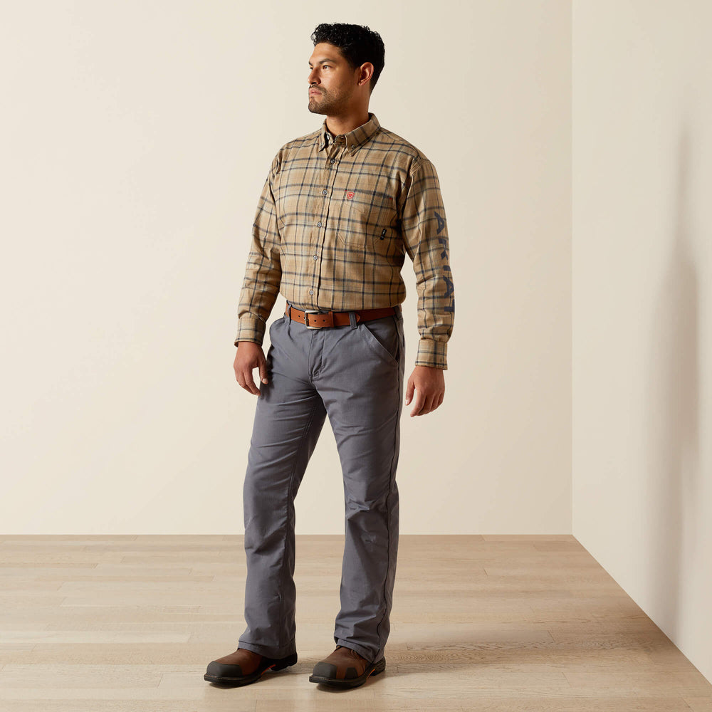 FR Dean Logo Work Shirt Men - FIELD KHAKI