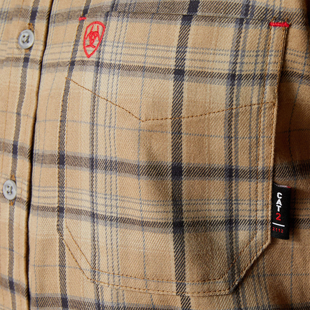 FR Dean Logo Work Shirt Men - FIELD KHAKI