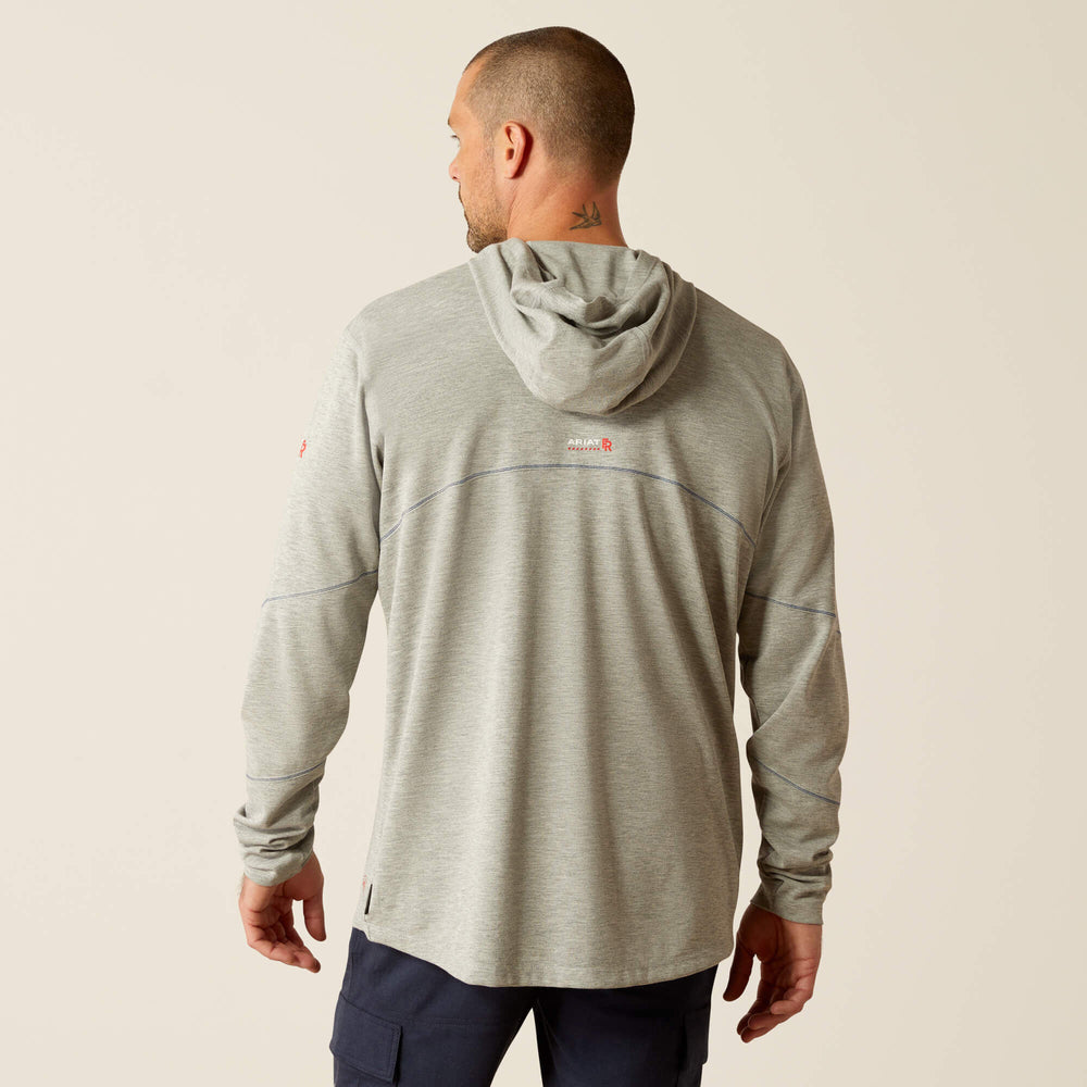 FR Primo Hooded T-Shirt Men - HEATHER GREY