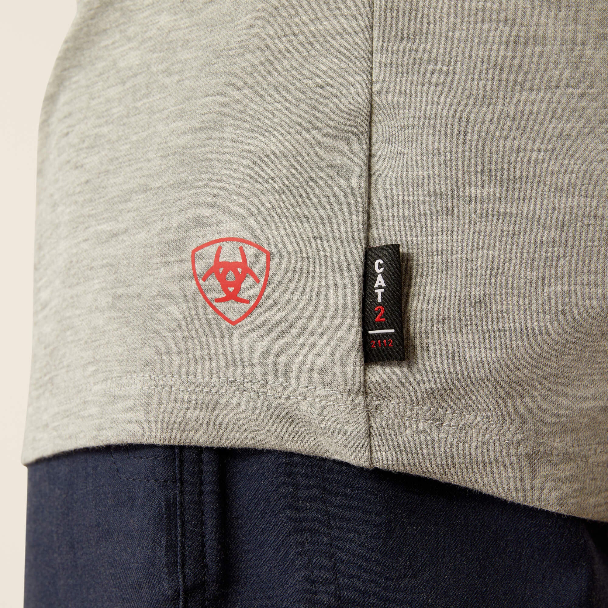 FR Primo Hooded T-Shirt Men - HEATHER GREY