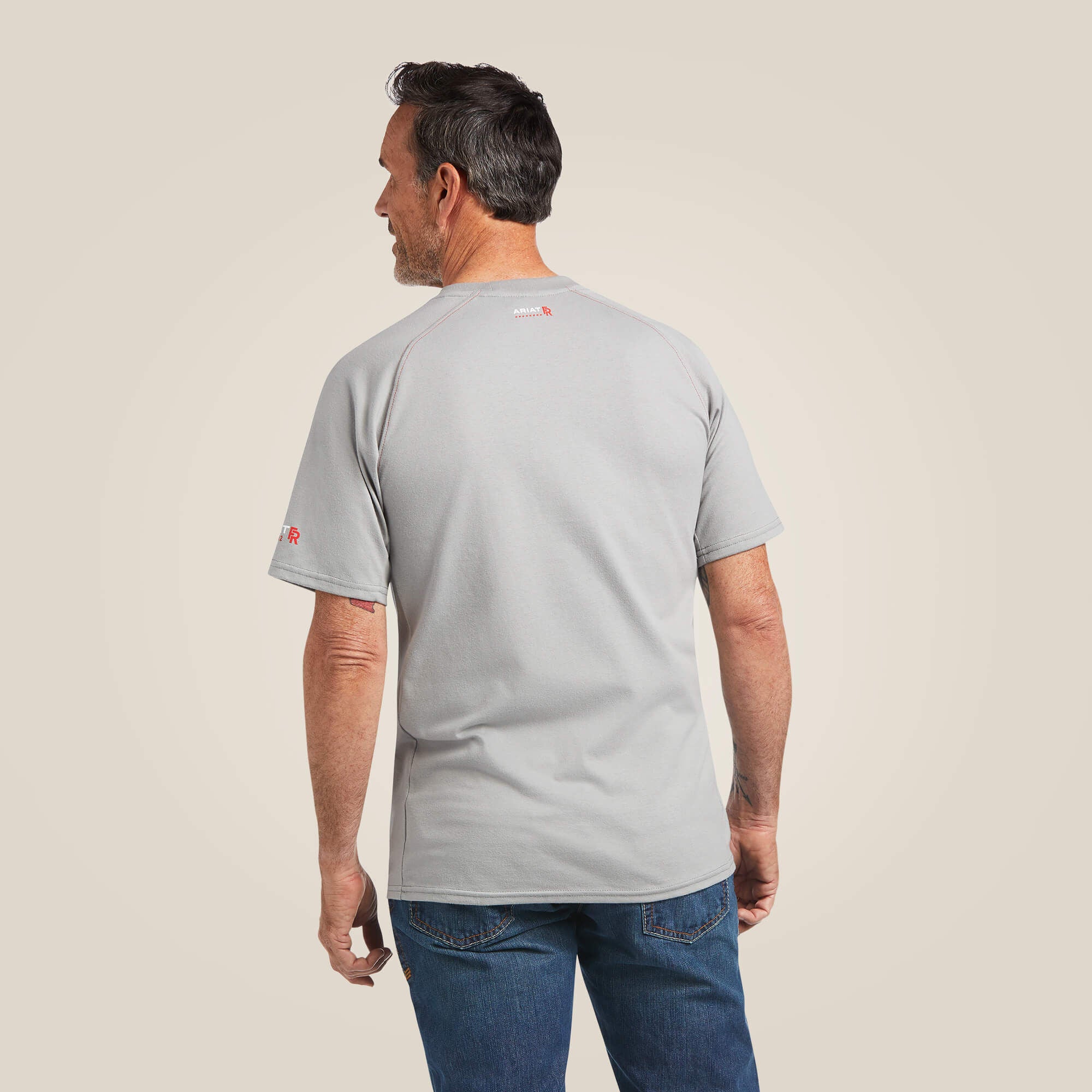 FR Work Crew T-Shirt Men - SILVER FOX