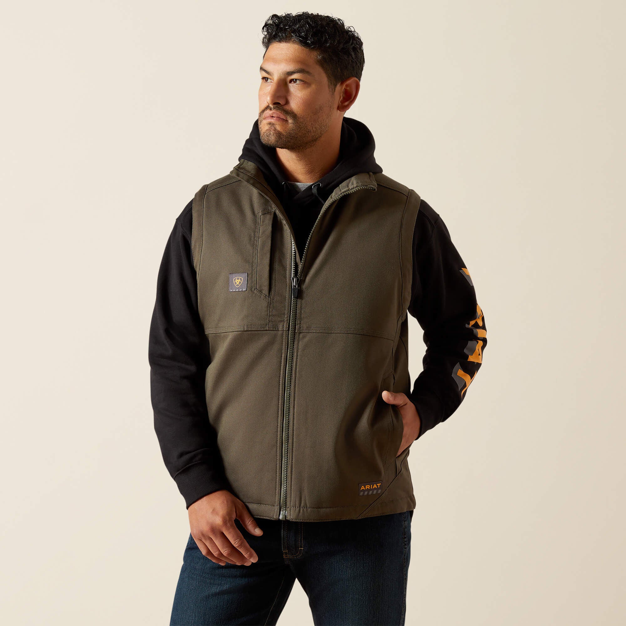 Rebar DuraCanvas Vest Men - EARTH