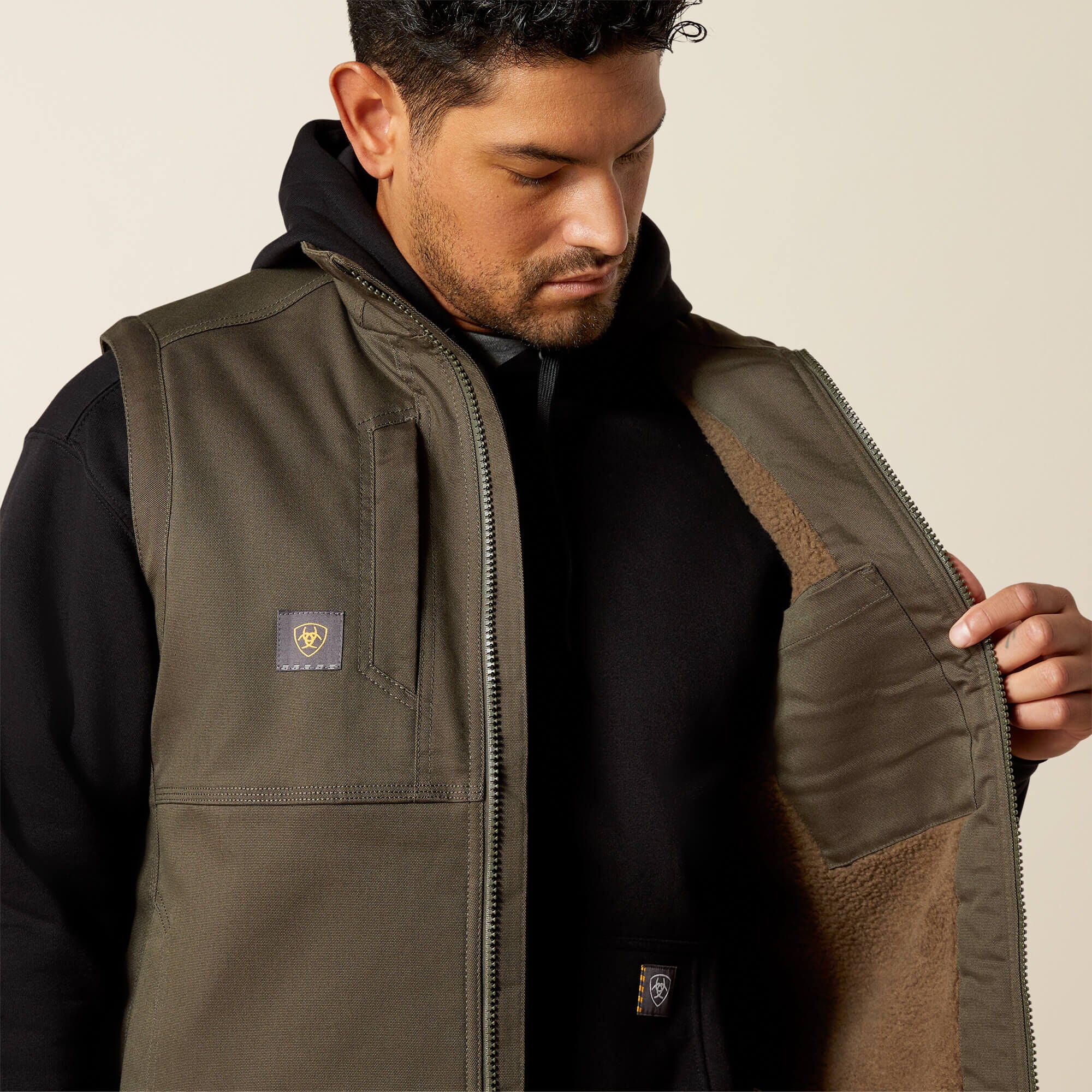 Rebar DuraCanvas Vest Men - EARTH