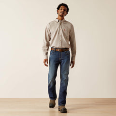 FR Gasket Work Shirt Men - WHITE ONYX