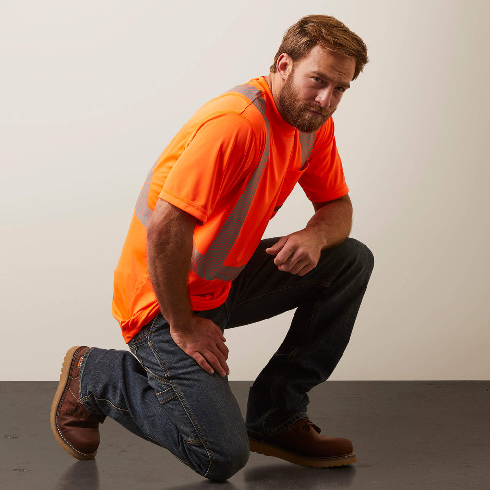 Rebar Hi-Vis ANSI T-Shirt Men - HI-VIS ORANGE