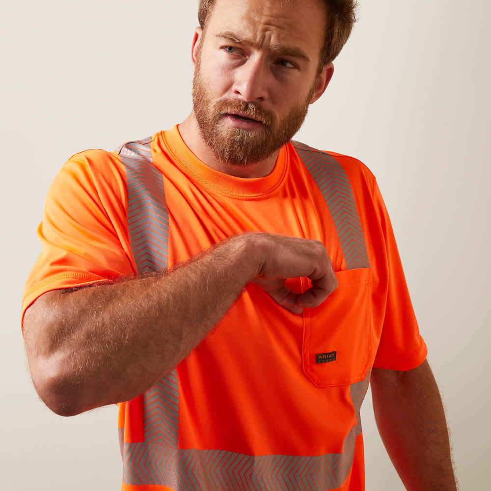 Rebar Hi-Vis ANSI T-Shirt Men - HI-VIS ORANGE
