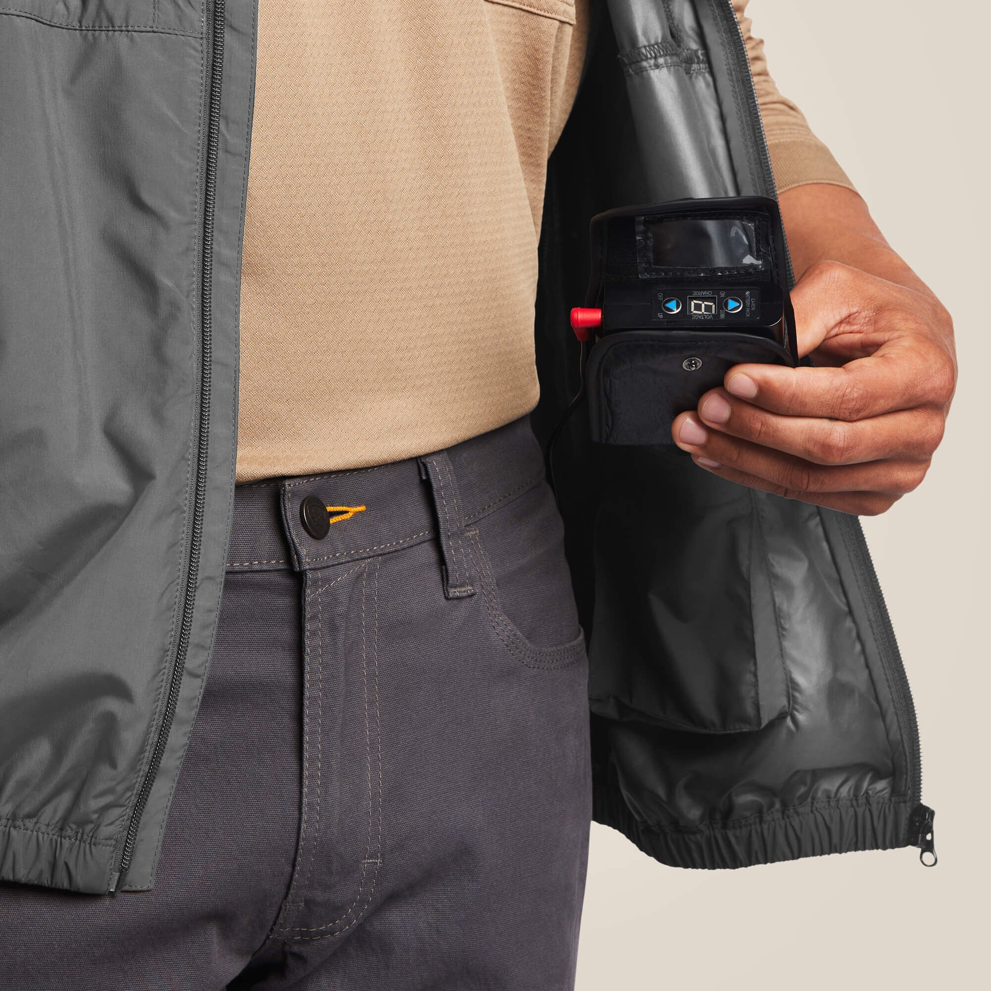 Rebar Elite Series Wind Chill Vest Men - REBAR GRAY