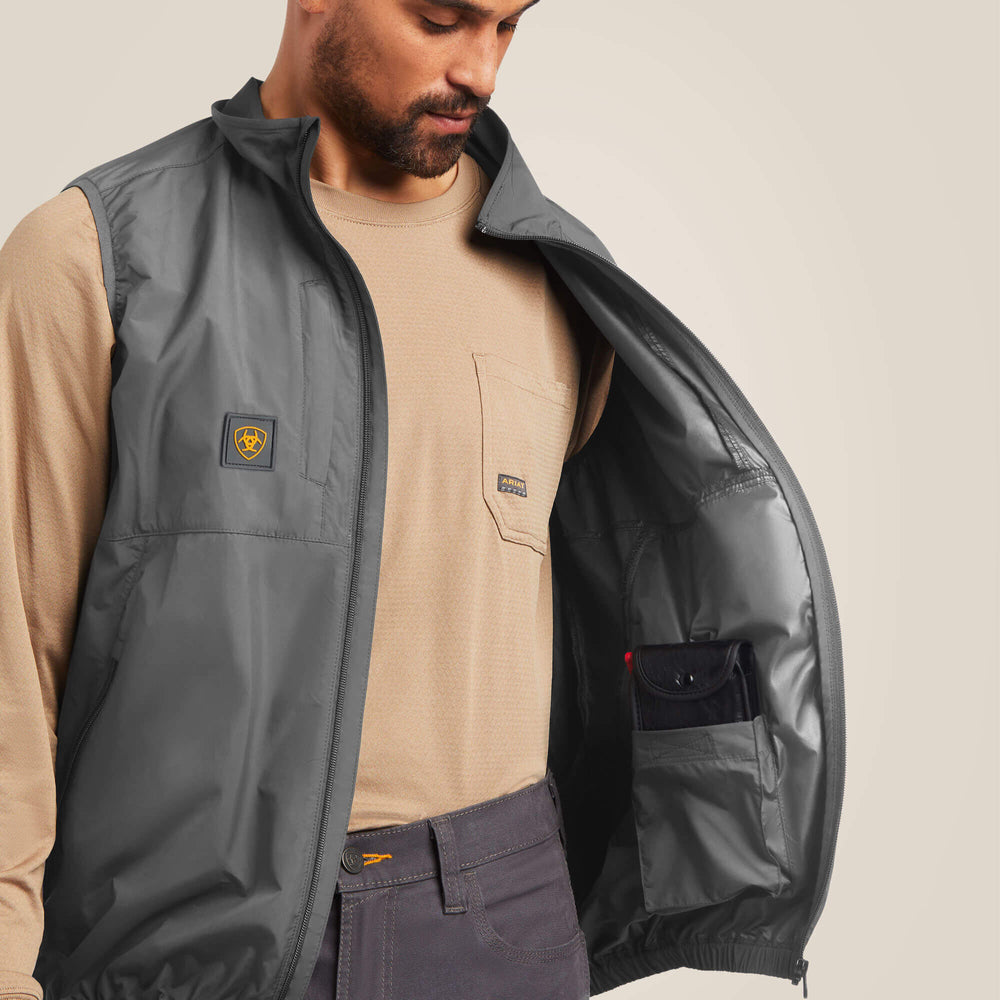 Rebar Elite Series Wind Chill Vest Men - REBAR GRAY