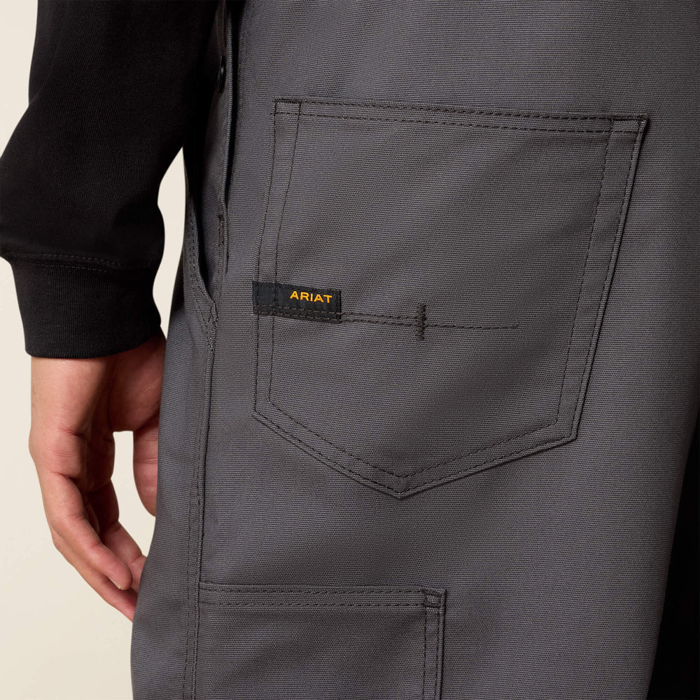 Rebar Duracanvas Unlined Bib Men - REBAR GREY