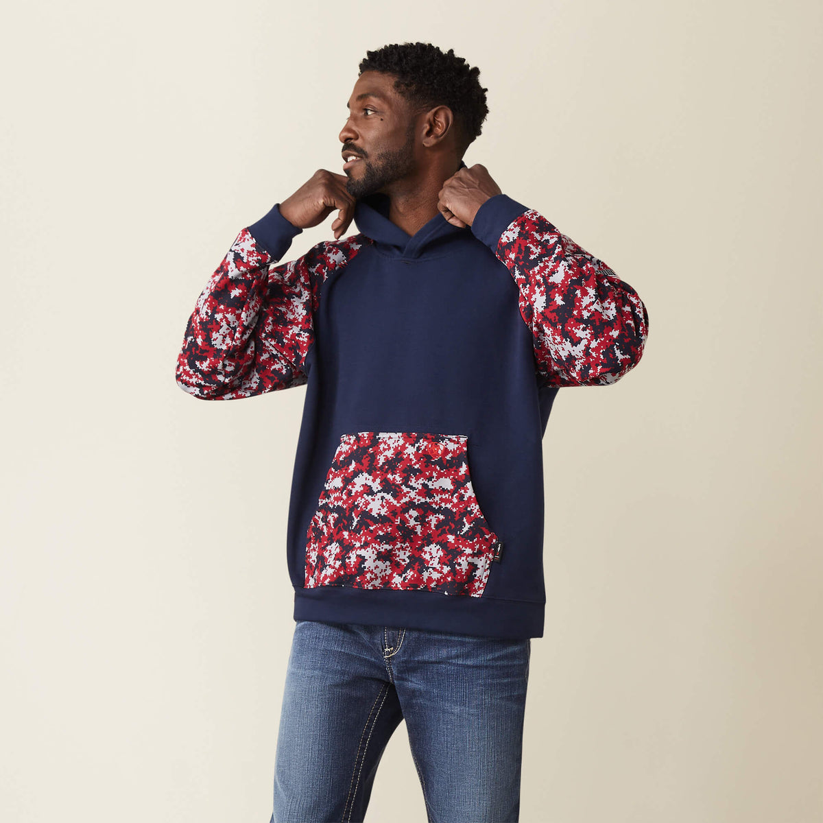 FR DuraStretch Patriot Hoodie Men - ALLOY PATRIOT