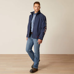 FR Team Logo Jacket Men - NAVY/USA
