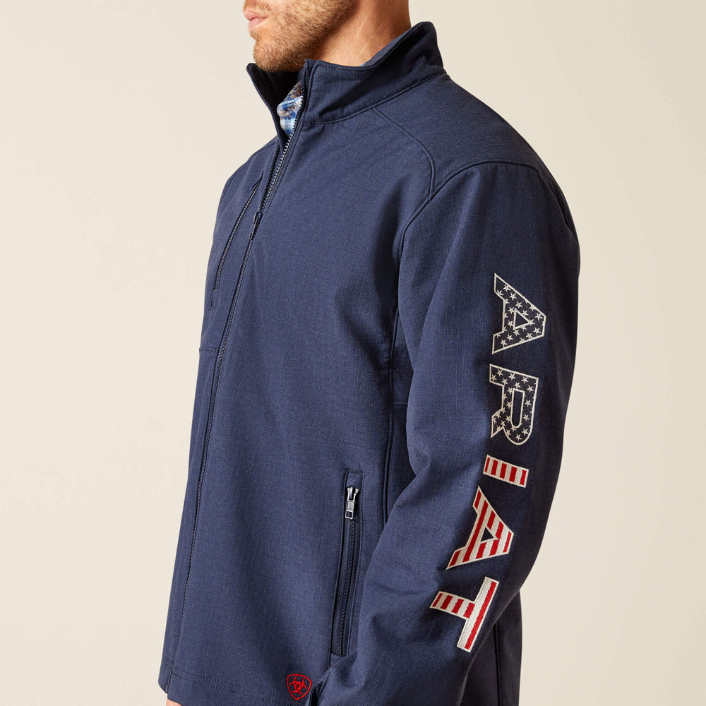 FR Team Logo Jacket Men - NAVY/USA