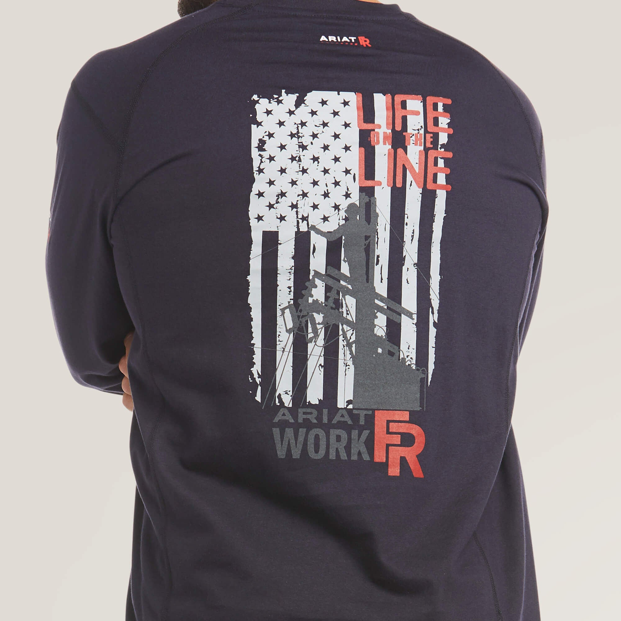 FR Air Life on the Line Graphic Top Men - NAVY