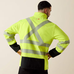 FR Vernon Hi-Vis Softshell Jacket Men - HI-VIS YELLOW