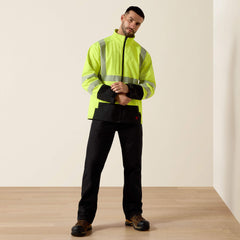 FR Vernon Hi-Vis Softshell Jacket Men - HI-VIS YELLOW
