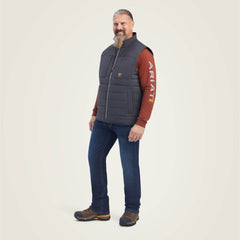 Rebar Valiant Ripstop Insulated Vest Men - CHARCOAL HEATHER